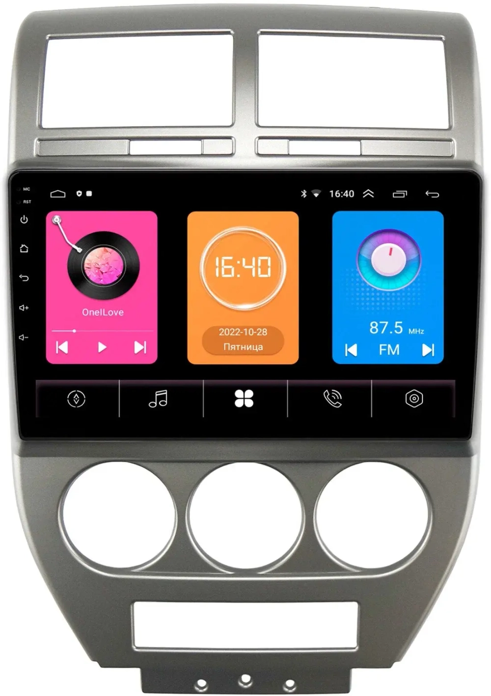 Магнитола для Jeep Compass 2006-2010 - OEM GT10-328 на Android 10, 2Гб-16Гб