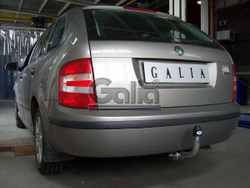 Фаркоп оцинкованный Galia S082A для Skoda Fabia седан/универсал 2000-2014(паспорт и сертификат в комплекте)(без электрики)