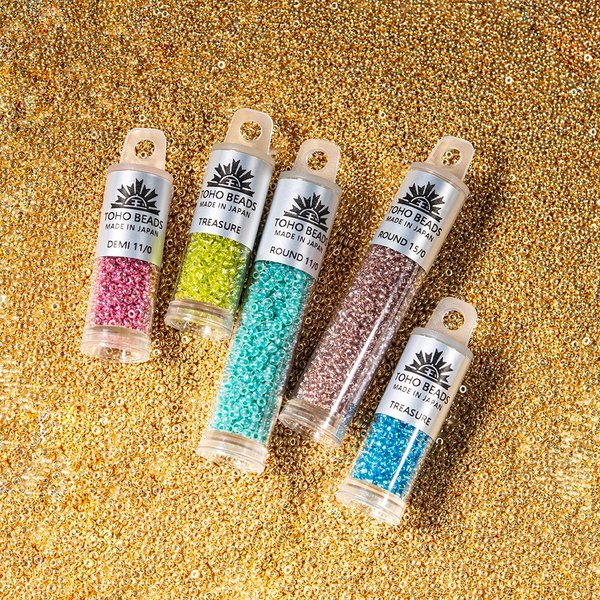 Японский бисер TOHO Round 11/0 (№511), металлизированный, непрозрачный глянцевый