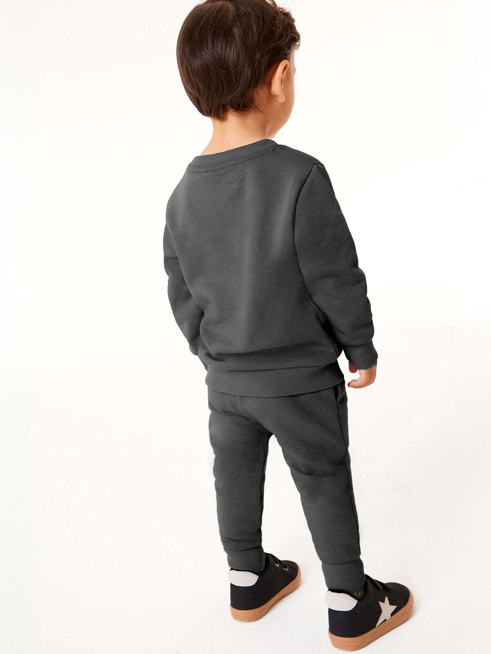 Толстовка и джоггеры в комплекте для мальчика Next B51-083, 2 шт., Серый, Темно-зеленый