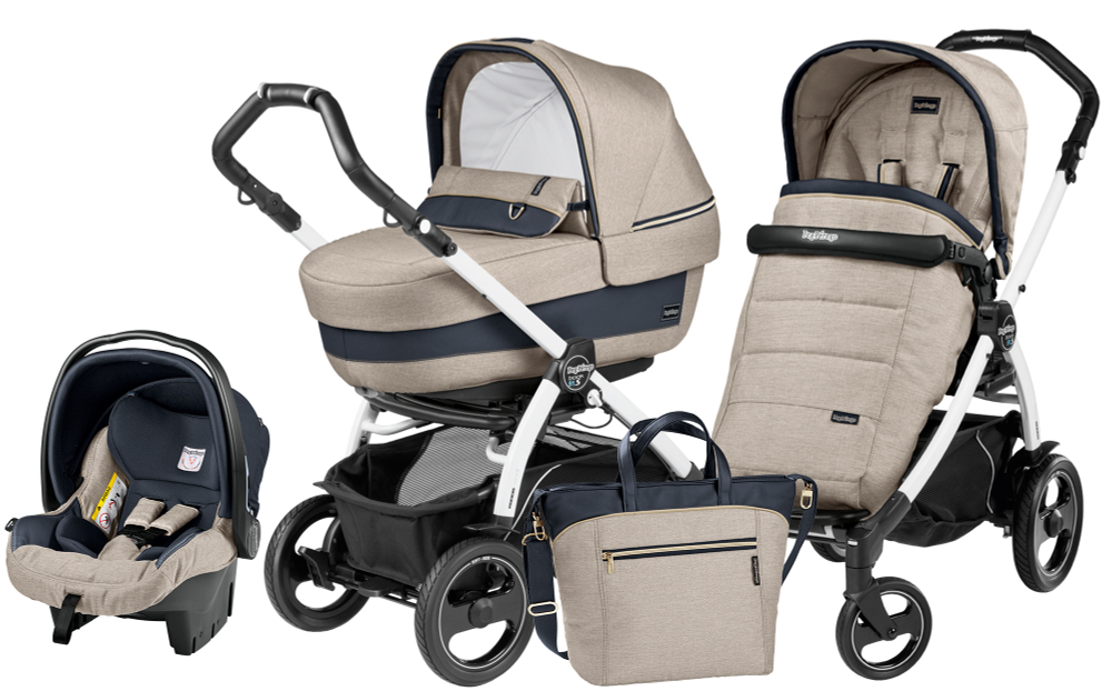 Коляска 3 в 1 Peg Perego Book 51 S Elite Set Modular (шасси White/Black)