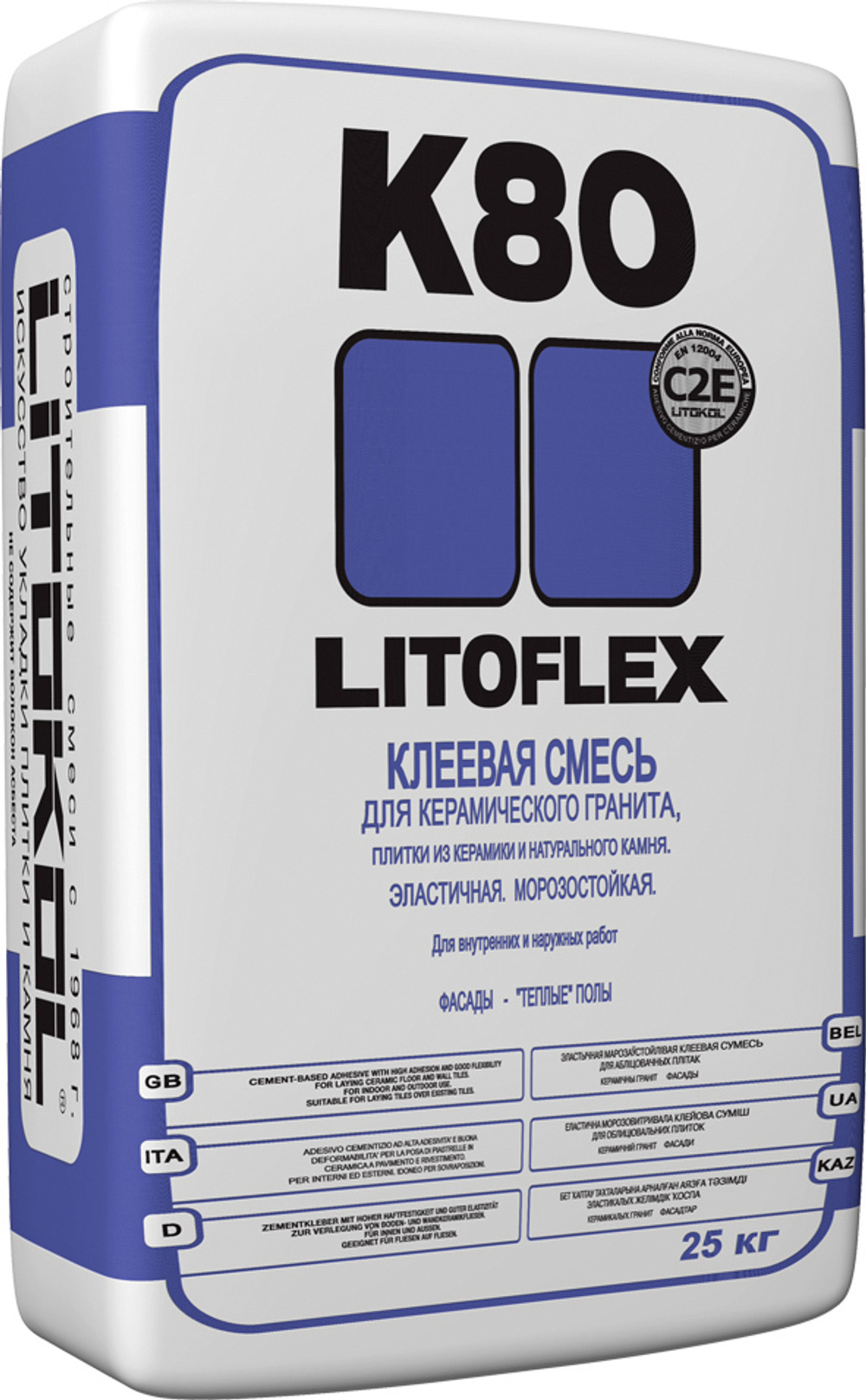 LITOFLEX К80 клеевая смесь 25kg.