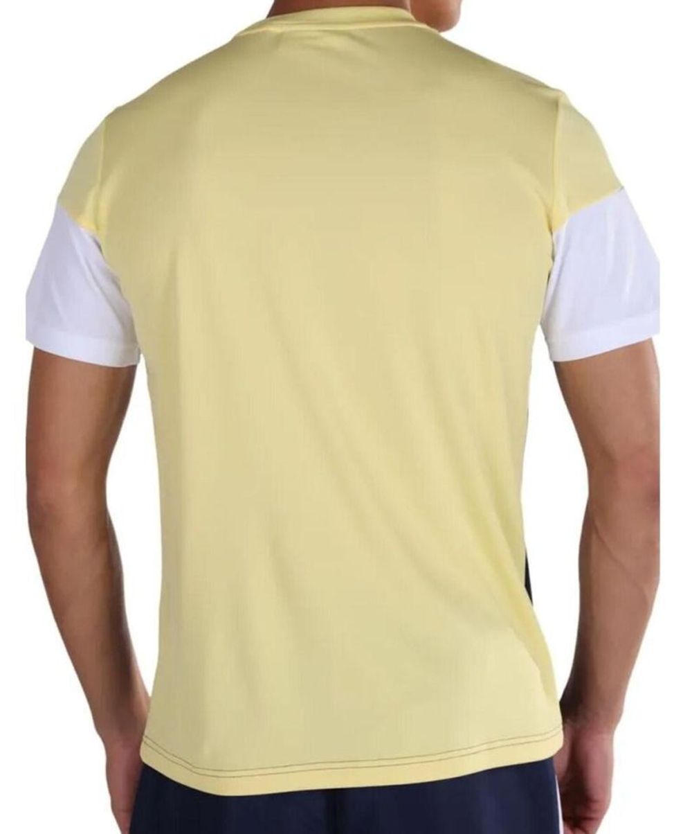 Мужская теннисная футболка Sergio Tacchini Prave - peach coral/navy