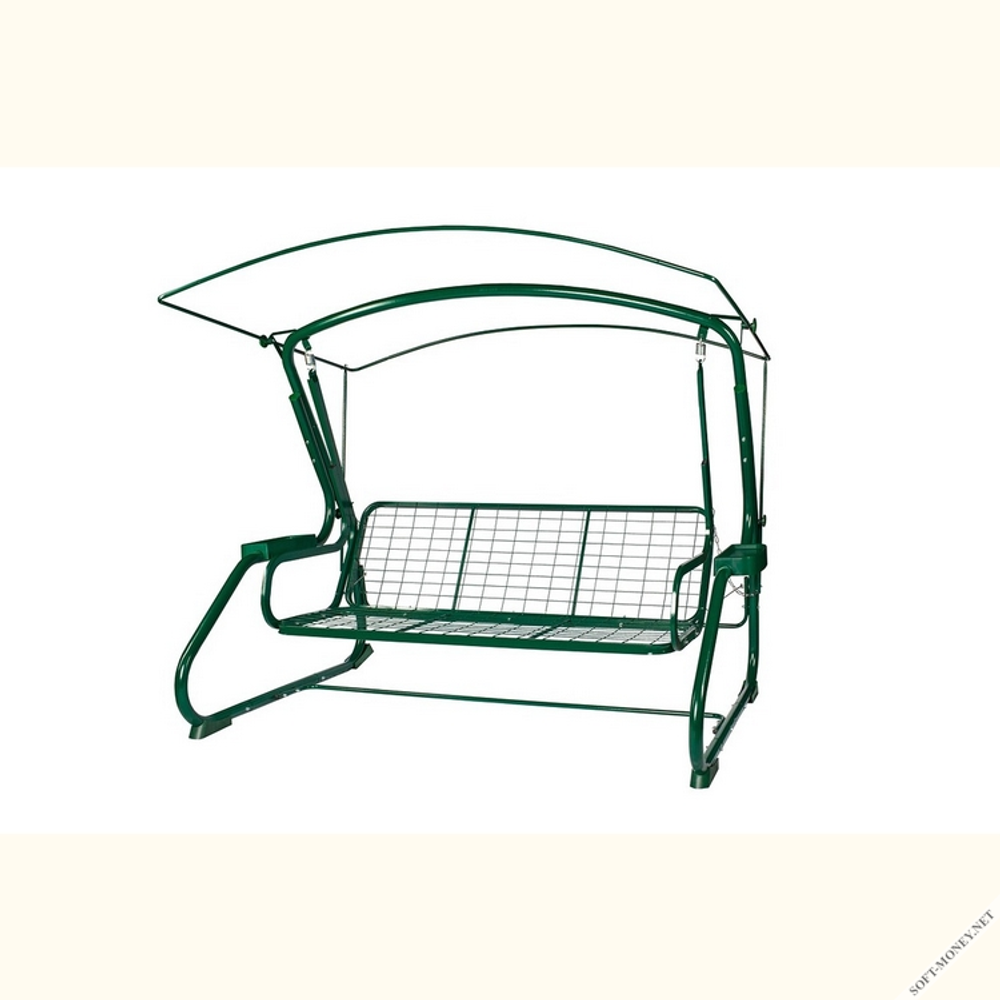 Садовые качели «Караван Грин» с москитной сеткой арт. 592 З