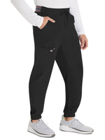 Брюки медицинские мужские Dickies DK217 на резинке со шнурком, черный, L