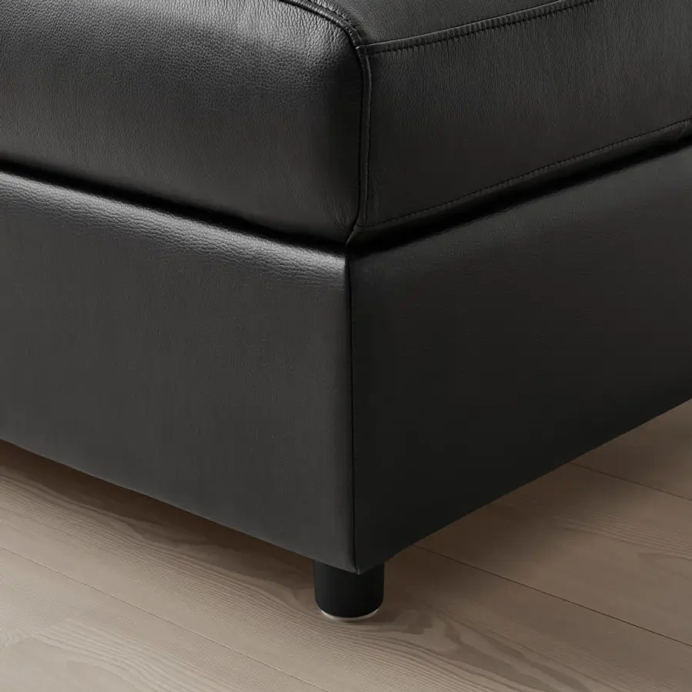 Пуф - VIMLE  IKEA/  ВИМЛЕ ИКЕА,  98х73 см,  черный
