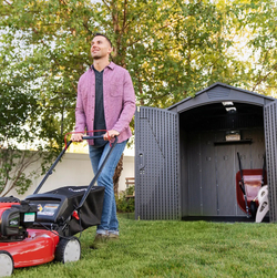 Пластиковый хозблок LifeTime WoodLook 7x7