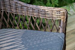 "Сицилия" обеденная группа плетеная, цвет коричневый