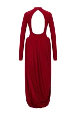 Платье с буфами