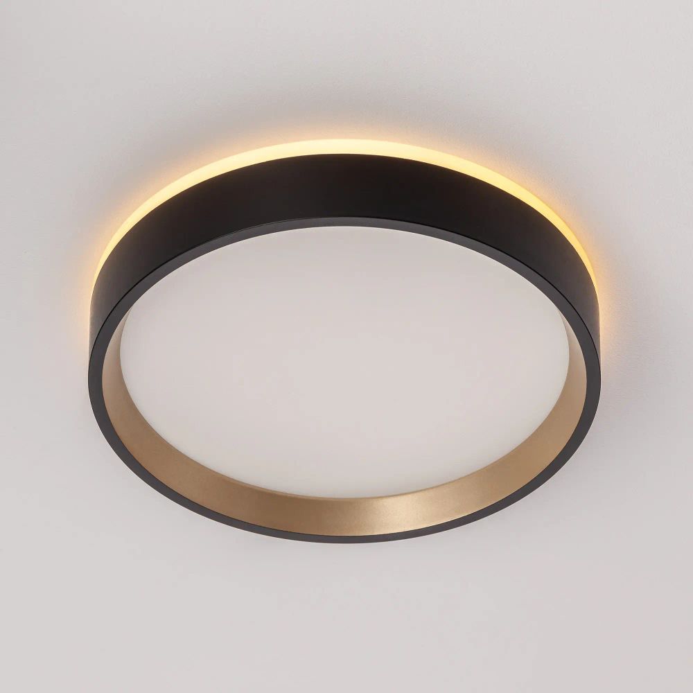 Citilux ETALON CL750181 LED Светильник с подсветкой Чёрный+Золото