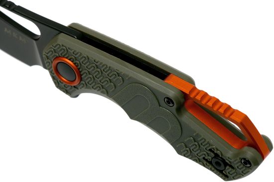 Складной нож MKM "ISONZO" MKM/FX03 1PGO c клинком из стали Böhler N690, рукоять FRN