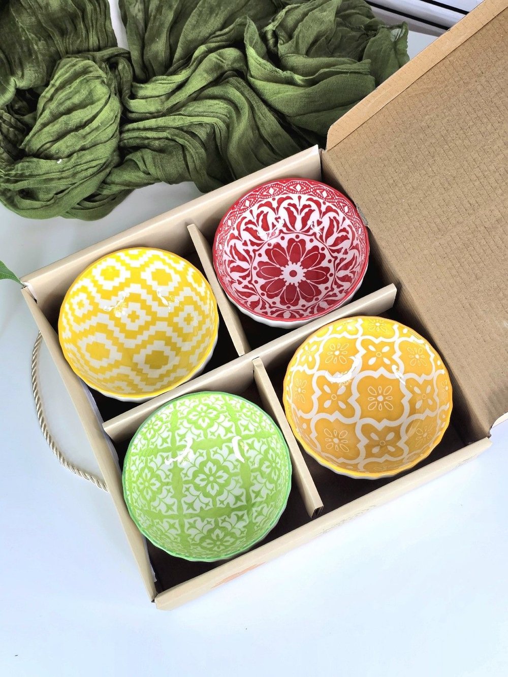 Пиала с орнаментом 300 мл 4 шт. в наборе (202134616)