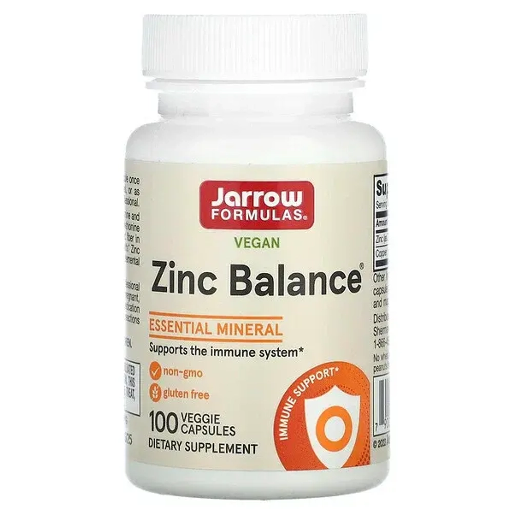 Витамины Jarrow Formulas Zinc Balance 100 капсул