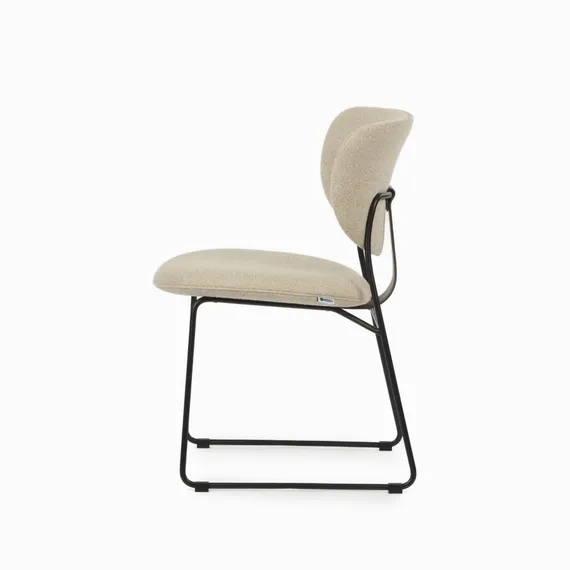 Стул Owen, серый, черные ножки