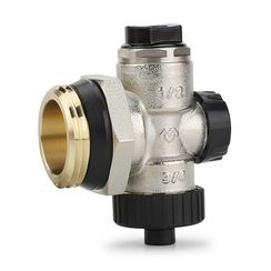 Группа концевая для коллектора VARMEGA VM15906 НР 1 с др.вентилем и руч. воздухотв.