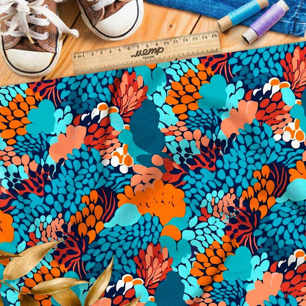 Ткань премиум Оксфорд 600D абстрактное сотворение