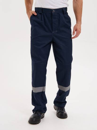 Костюм "Нова" брюки (т.синий/василек) тк. 80/20 пл.260