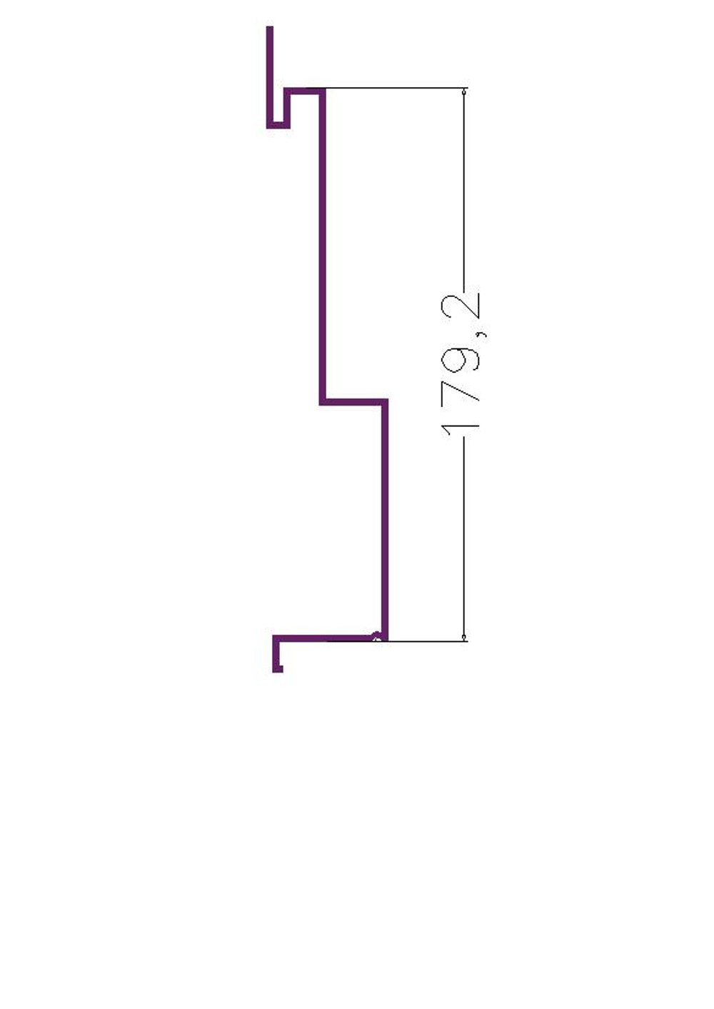 RD 2 Рейка алюминиевая (6,0) RAL