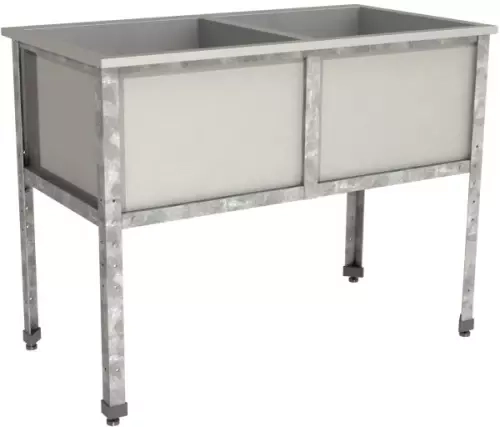 Ванна моечная двухсекционная RESTOINOX ВМС-2/6-ЭЦ