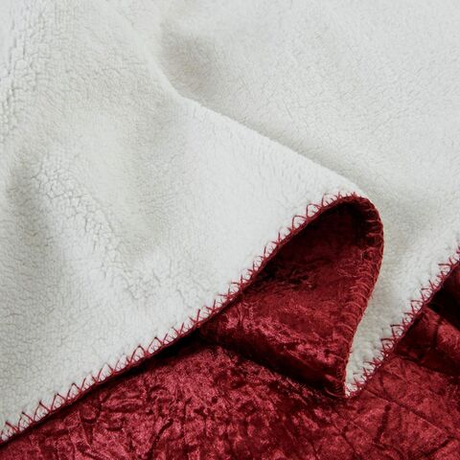 Плед 220х240 Sofi De MarkO Ундина бордовый