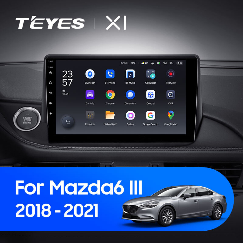 Teyes X1 9" для Mazda 6 III 2018-2021