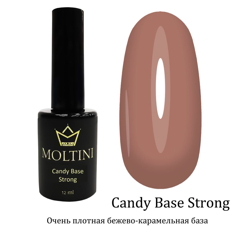 Каучуковая камуфлирующая база Moltini Candy Base Strong, 12 ml