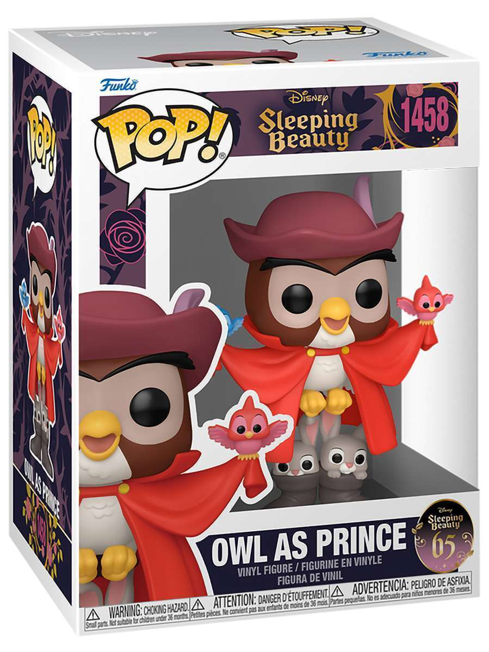 Фигурка Funko POP! Disney Sleeping Beauty 65th Owl as Prince (1458) 78185