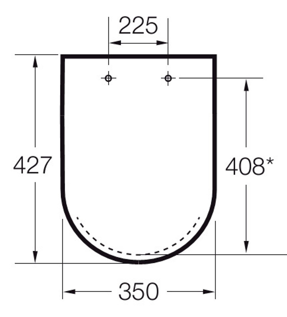 Крышка Roca The Gap soft-close 801732004