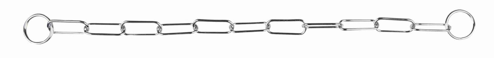 Рывковая цепь Trixie "Semi-Choke Chain", для собак, металл, для длинношерстных, 63см