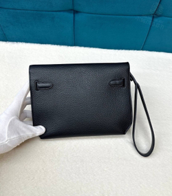 Сумка через плечо Hermes Kelly Depeches 25 Noir