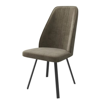 Стул LEONARD-R, ЧЕРНЫЙ/LATTE LUX b5