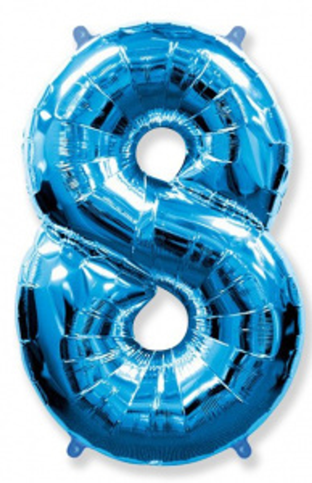 Цифра "8" синий