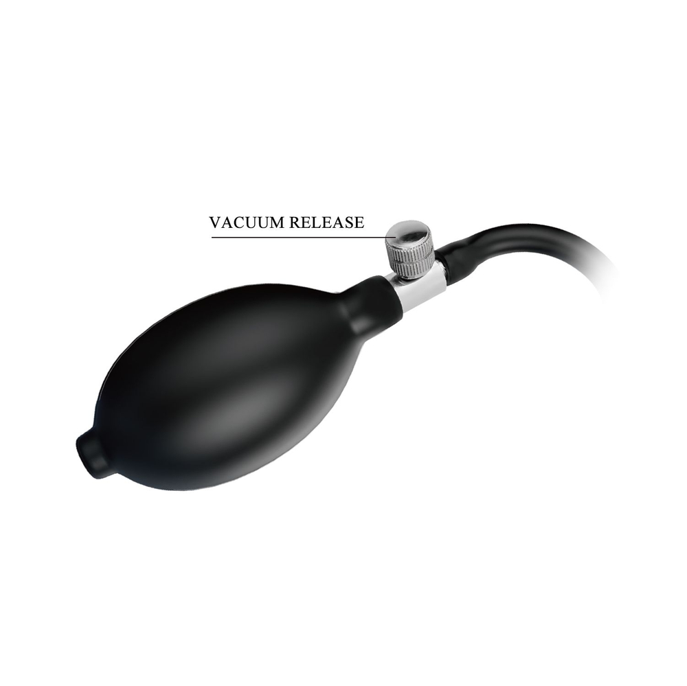 Анальная пробка с функцией расширения Ebon Leviathan - 17,5 см.