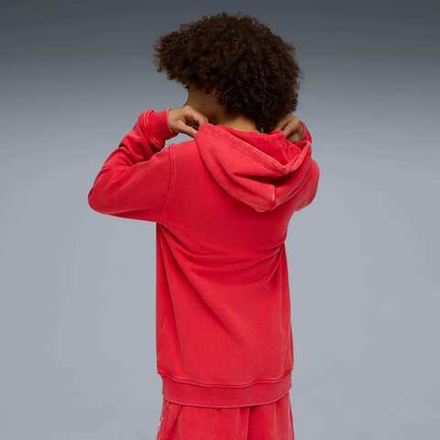 PUMA X SCUDERIA FERRARI СПОРТИВНАЯ ТОЛСТОВКА С КАПЮШОНОМ SPORTSWEAR, КРАСНЫЙ