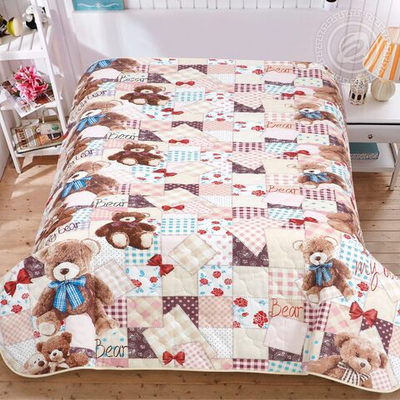 Покрывало детское из бязи 150*215 Мой медвежонок 2251/1 АРТПОСТЕЛЬ