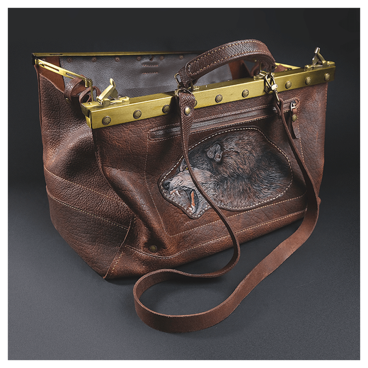 Кожаный саквояж «Путник»