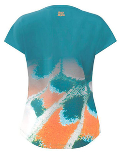 Женская теннисная футболка Bidi Badu Melbourne 2025 Capsleeve - разноцветный