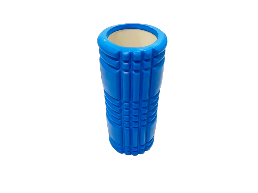 Ролик массажный для йоги MARK19 Yoga Circular 33x14 см синий