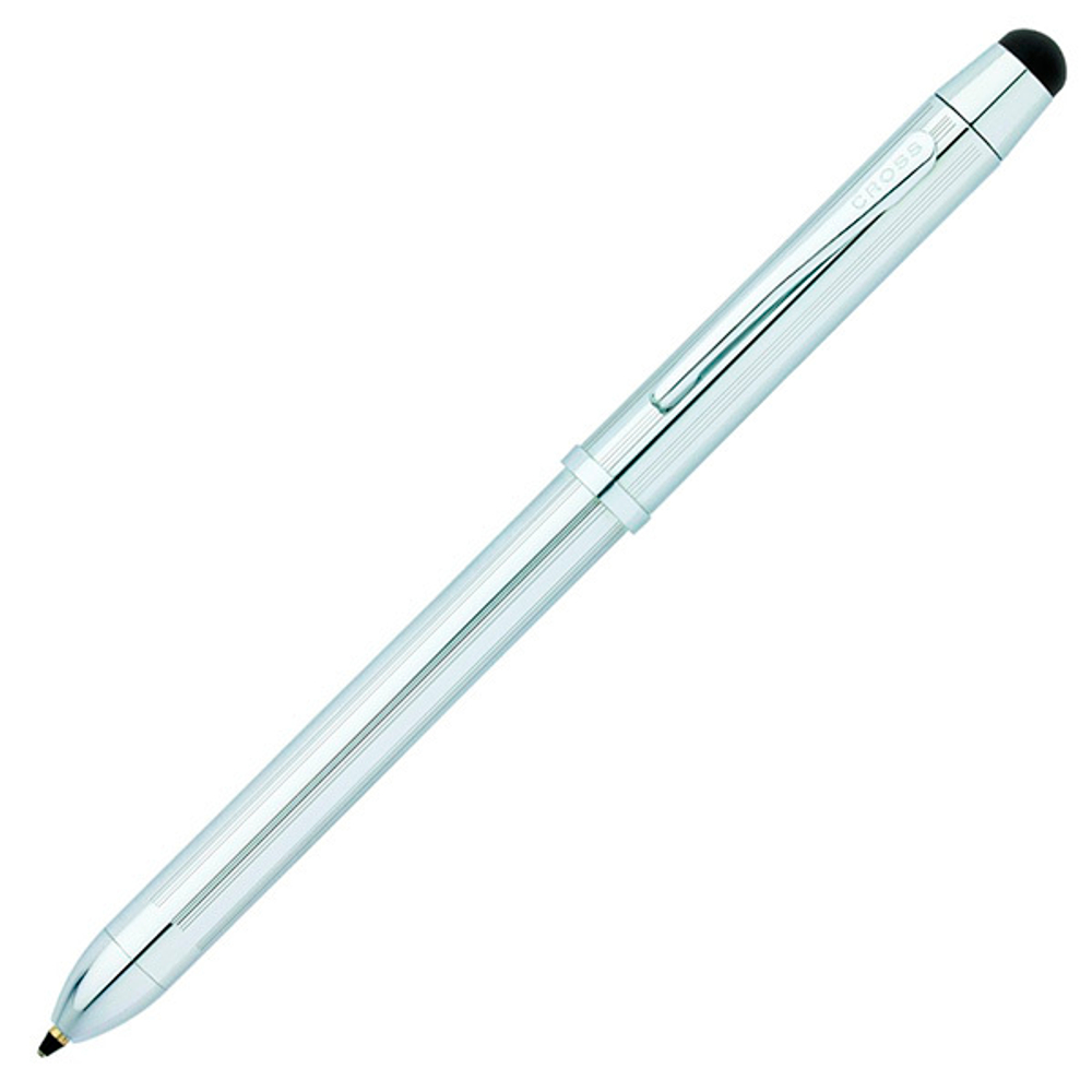 Многофункциональная ручка со стилусом Cross Tech3+ Lustrous Chrome