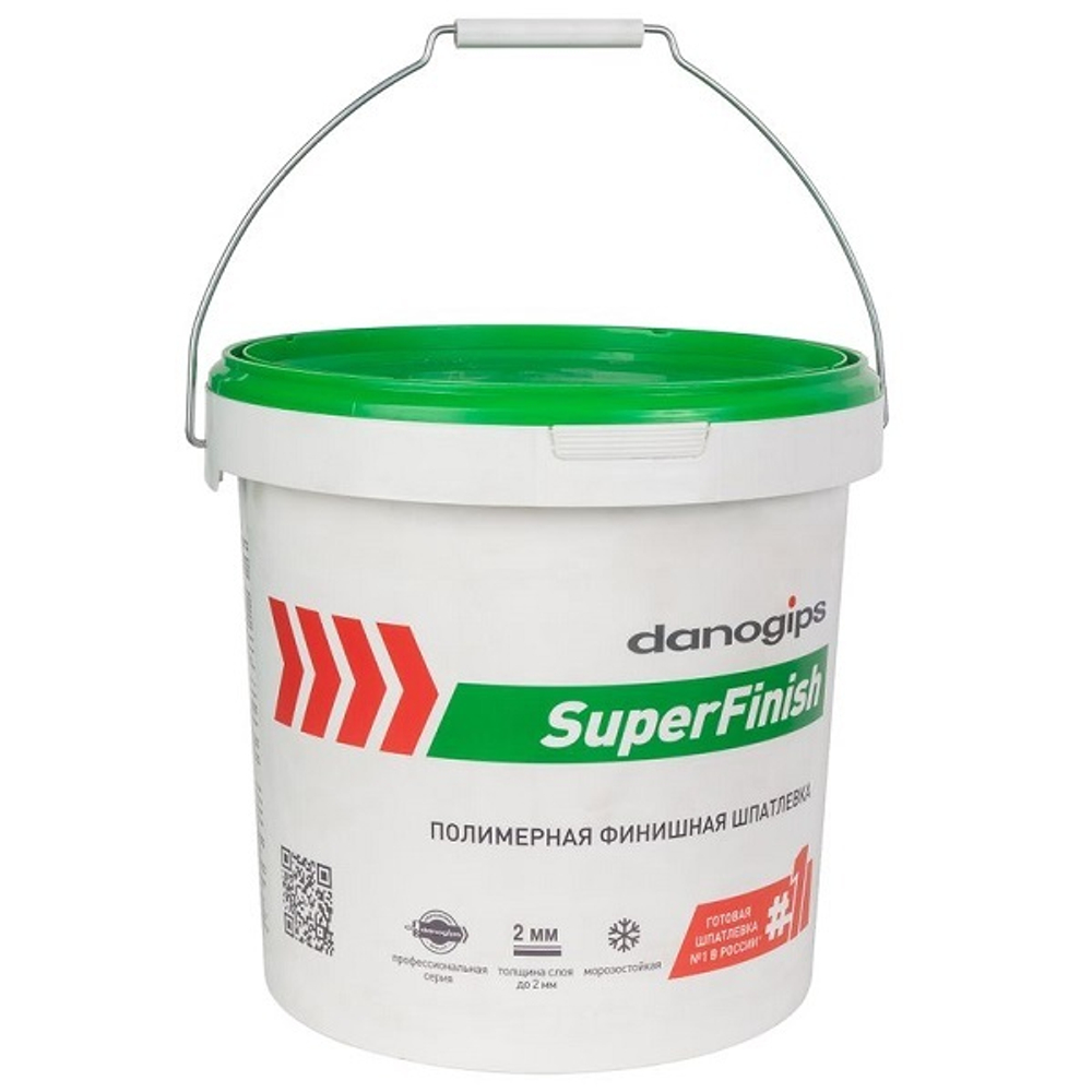 Шпатлевка полимерная Danogips Super Finish 18 кг