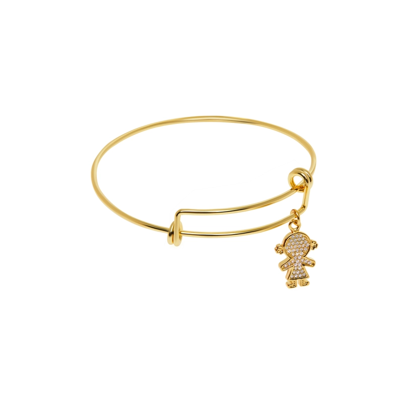 Браслет Девочка – Прозрачный