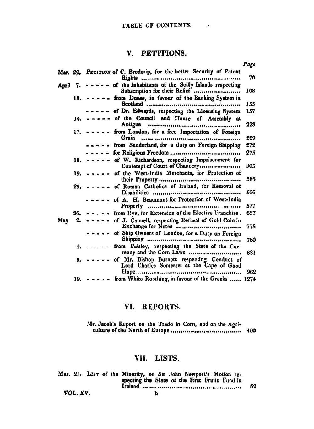 The Parliamentary Debates. Volume 15 | Thomas Curson Hansard