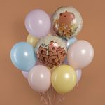 Шар (18''/46 см) Круг, Капибара, Дизайн №1, 1 шт.