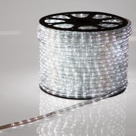Дюралайт LED, постоянное свечение (2W) - белый Эконом 24 LED/м , бухта 100м