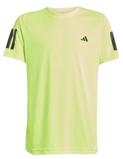 Футболка для мальчика теннисная Adidas Boys Club Tennis 3-Stripes - зеленый