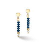 Пусеты Dark Blue Coeur de Lion