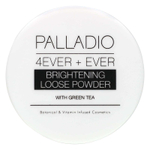 Palladio, 4Ever + Ever, рассыпчатая пудра для сияющей кожи с зеленым чаем, 6 г (0,21 унции)
