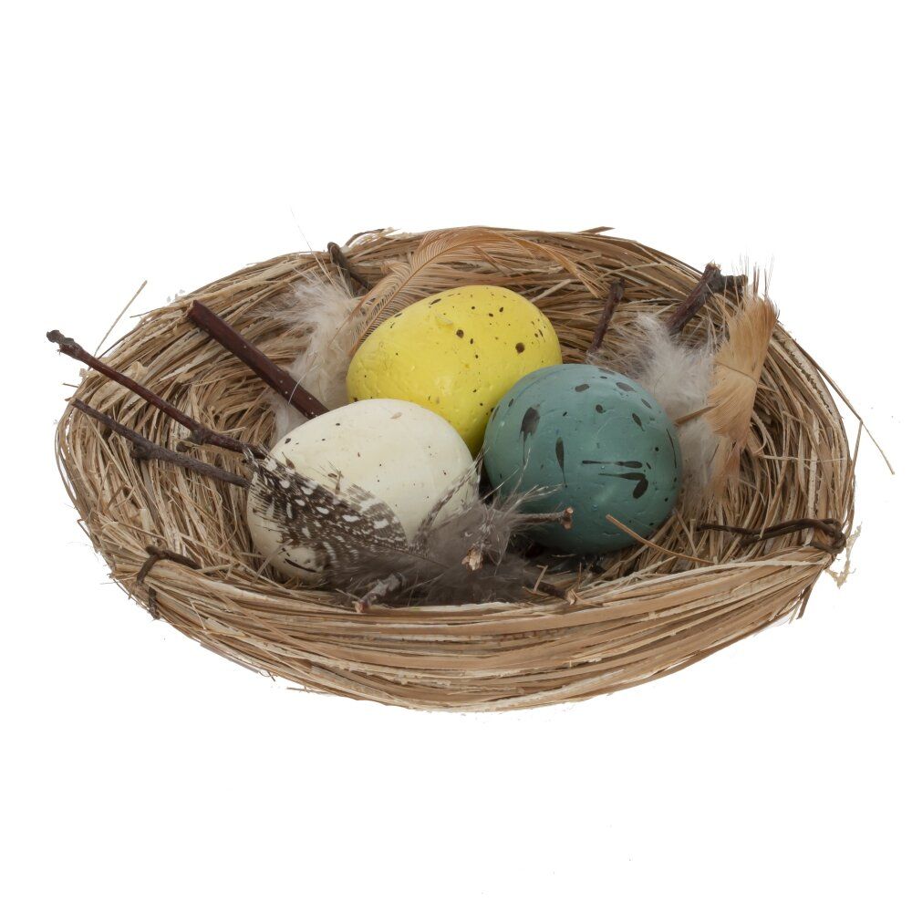 GAEM Изделие декоративное "Гнездо пасхальное", L10 W10 H3 см