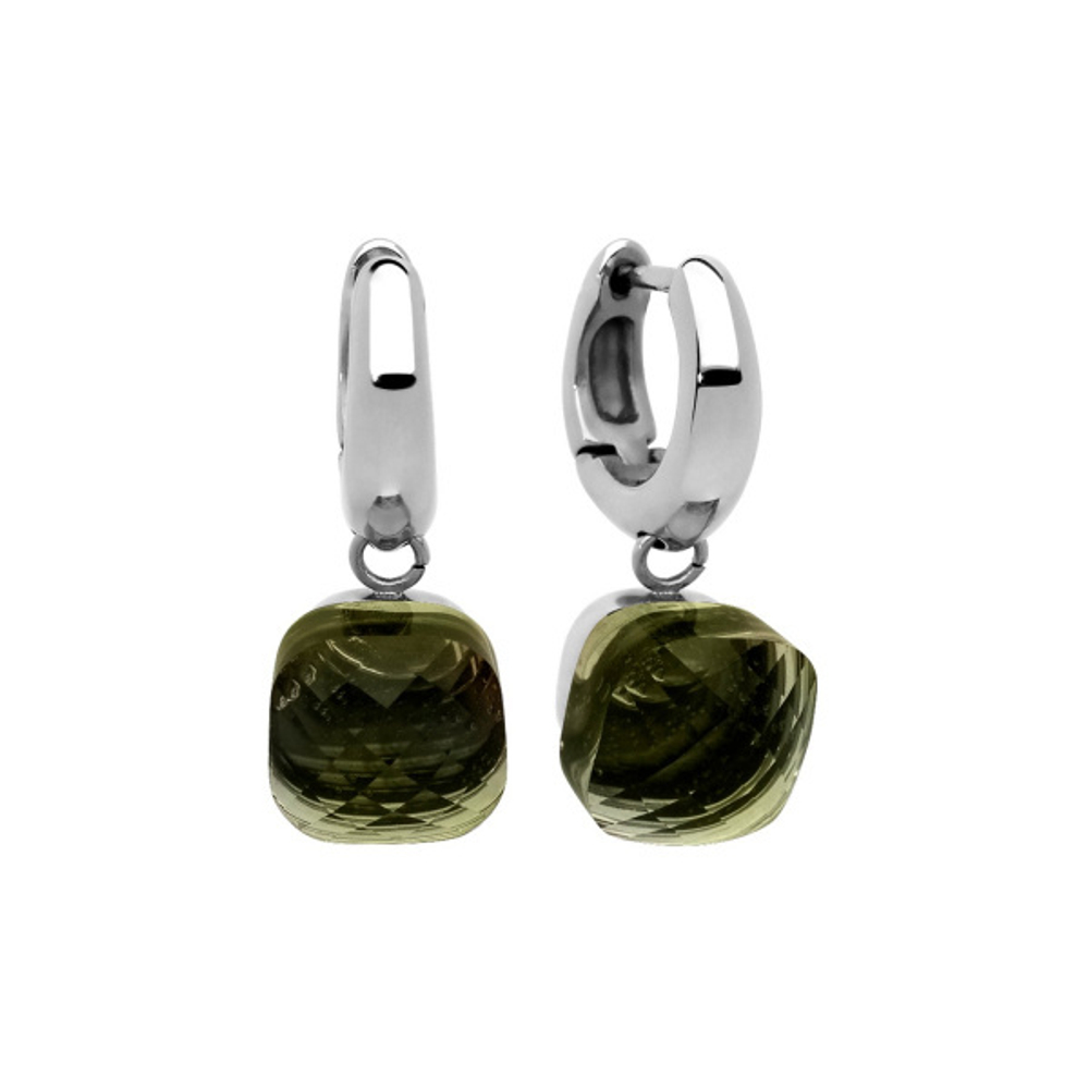 Серьги Qudo Firenze olive 300003 G/S