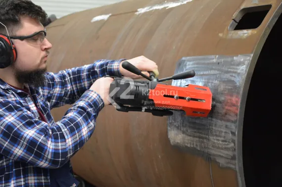 Аккумуляторный магнитный сверлильный станок Promotech PRO-36 PM Battery